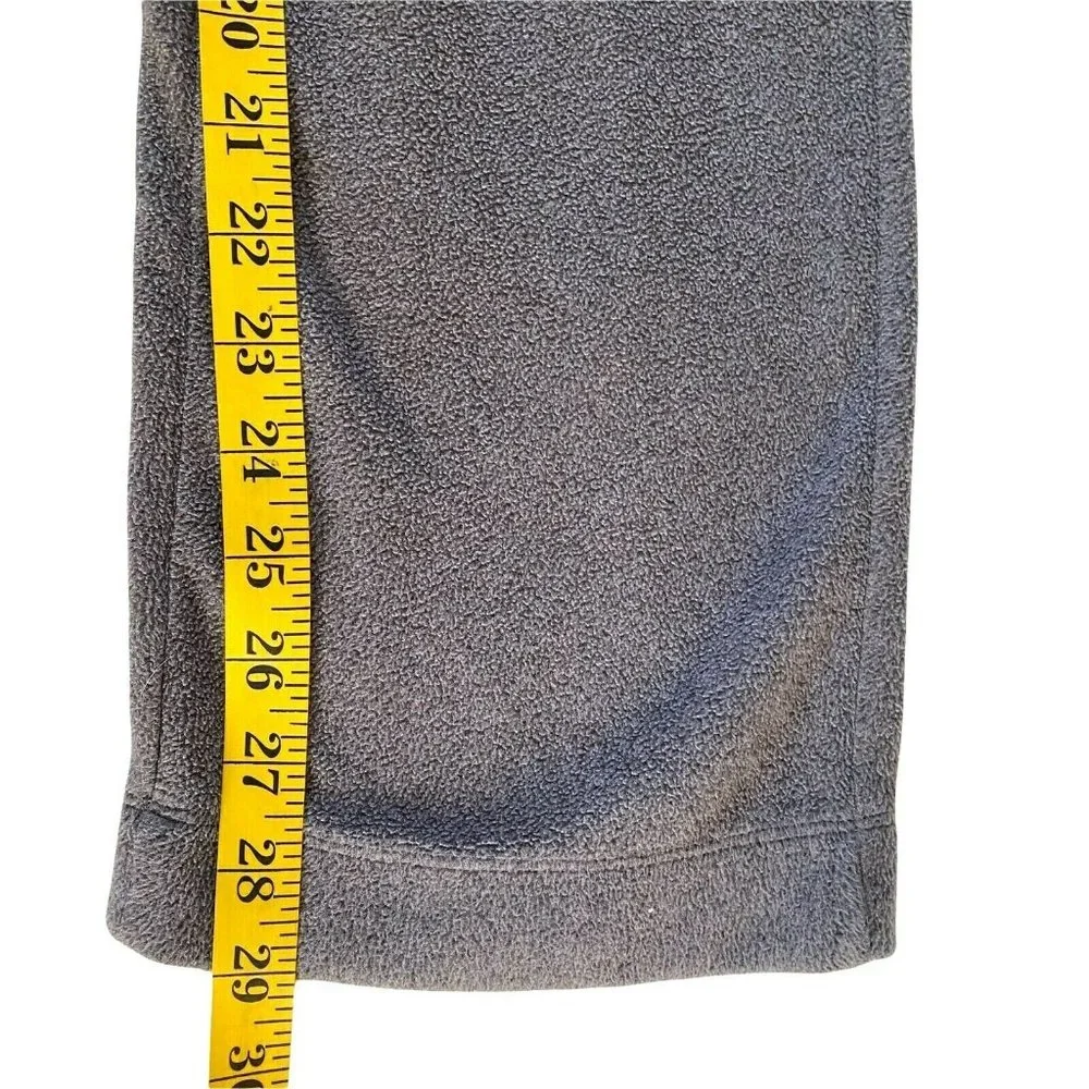 The North Face Fleece Sweat Pants Women's Size XS Gray Back Zip Straight Leg - Picture 4 of 10